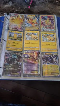 Pokemon TCG Evolving Skies 198-Card Binder Pages Lot Pikachu V Mewtwo EX - Image 1