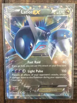 Pokemon TCG Latios EX Black Star Promo XY72 Ultra Holo Promo Card NM - Image 1