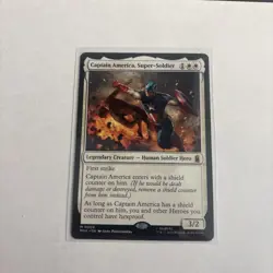 Captain America, Super-Soldier MSH NM MTG - Image 1