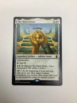 Marvel Super Heroes The Mind Stone MTG MYTHIC RARE Magic Card MSH M0021 English - Image 1