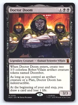 Doctor Doom 95 Mythic Marvel Super Heroes Magic: The Gathering Near Mint - Image 1