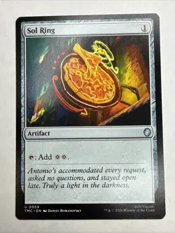 MTG Sol Ring - Commander: Teenage Mutant Ninja Turtles NM - Image 1
