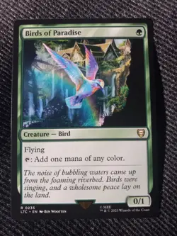 Birds of Paradise MTG NM Commander: The Lord of the Rings - Image 1