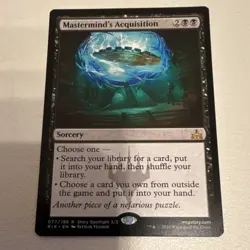 Wizards of the Coast MTG Mastermind's Acquisition RIX Rare 077/196 Black - Image 2