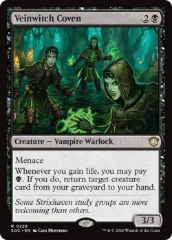 Veinwitch Coven - 228 - SOC - Near Mint - MTG - Image 1