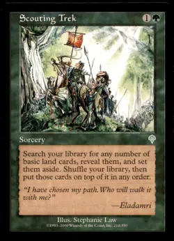 Scouting Trek LP Light Play Invasion MTG [10850] - Image 1