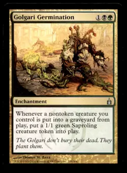 MTG Golgari Germination LP Light Play Ravnica: City of Guilds [5395] - Image 1