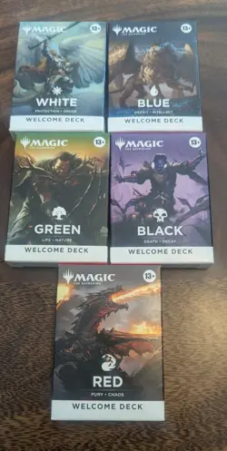 MAGIC THE GATHERING MTG SECRETS OF STRIXHAVEN WELCOME DECK SET OF 5 - Image 2