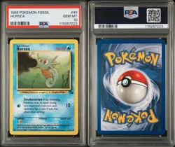 PSA 10 - Horsea 49/62 Fossil Common Pokemon TCG 1999 - Image 3
