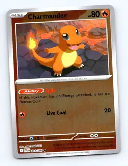 Charmander - 011/094 Reverse Holo - Phantasmal Flames (ME02) - Pokemon NM/M - Image 1