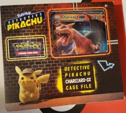 Pokemon TCG Detective Pikachu Charizard GX Case File Factory Sealed Brand New - Image 1