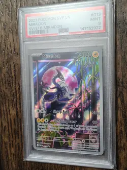 PSA 9 MINT 2023 POKEMON SVP EN MIRAIDON #013 SV1 ETB-MIRAIDON - Image 2