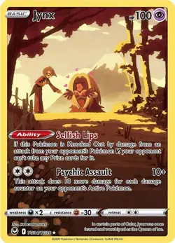 Jynx TG04/TG30 SWSH12: Silver Tempest Trainer Gallery Ultra Rare Pokemon TCG NM - Image 1