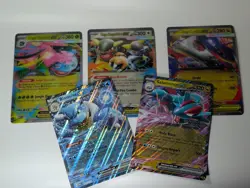 Pokemon TCG Jumbo Oversized Lot of 5 Mega Venusaur EX Blastoise EX Lenticular NM - Image 1
