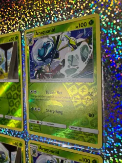 Pokemon TCG Burning Shadows Reverse Holo: 15/147 Araquanid; 14/147 Dewpider - Image 4
