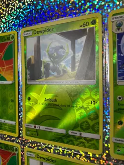 Pokemon TCG Burning Shadows Reverse Holo: 15/147 Araquanid; 14/147 Dewpider - Image 5