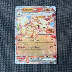 Arcanine ex 032/198 Double Rare Scarlet & Violet Pokemon Near Mint - Image 1