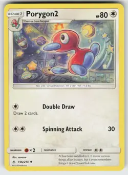 Porygon2 Uncommon SM - Unbroken Bonds 156/214 Pokemon - Image 1