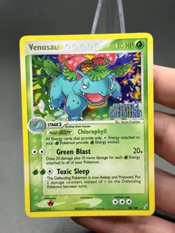 Pokemon TCG Venusaur Crystal Guardians Reverse Holo Stamp 28/100 Lightly Played - Image 1