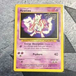 Pokemon TCG Mewtwo Holo Promo 3/53 Wotc Promo WOTC 1999 English 70 HP - Image 1