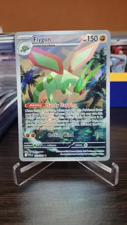 Flygon 101/094 Illustration Rare Phantasmal Flames Pokemon Near Mint + - Image 1