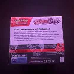 Pokemon TCG Scarlet and Violet Base Set Booster Box 36 Packs, New Sealed - Image 2