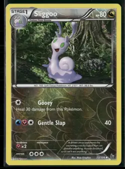 Pokemon - Sliggoo 73/106 Reverse Holo XY FlashFire MP - Image 1