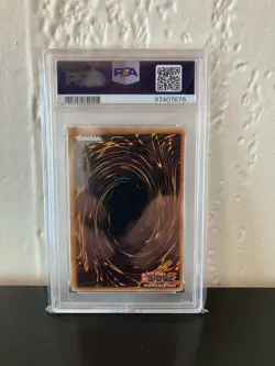 YUGIOH Dark Paladin DMG-001 Secret Rare PSA 8 - Image 2
