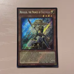 YuGiOh! Regulus, the Prince of Endymion (Secret Rare) BLGG-EN050 1st Edition NM - Image 1