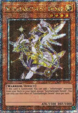Yugioh! Satellarknight Deneb - RA04-EN227 - Quarter Century Secret Rare - 1st Ed - Image 1