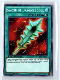 Sword of Dragon's Soul Super Rare Speed Duel: Arena of Lost Souls SBLS-EN015 LP - Image 1