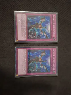 Yugioh - 2X Infinite Impermanence - SDCS-EN036 - Super Rare 1st Edition NM - Image 1