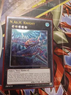 YuGiOh N.As.H Knight OP30-EN002 Ultimate Rare NM - Image 1