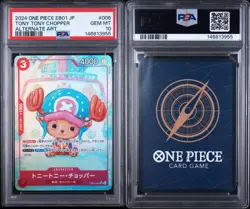 2024 ONE PIECE JAPANESE EB01-ALTERNATE ART #006 TONY TONY CHOPPER PSA 10 - Image 3