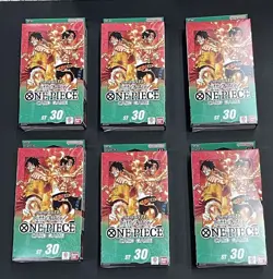 Lot of 6 - ONE PIECE ENGLISH TCG (ST-30) DECK LUFFY & ACE ST30 🔥 - Image 1