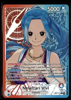 2026 One Piece Heroines Edition Nefeltari Vivi . Alternate Art #EB03-001 - Image 1