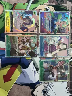 One Piece TCG JP And English SR Lot5,Boa Hancock, Jewelry Bonney, Ms.Wednesday - Image 1