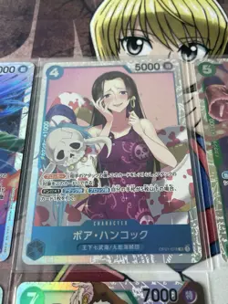 One Piece TCG JP And English SR Lot5,Boa Hancock, Jewelry Bonney, Ms.Wednesday - Image 3