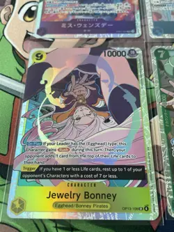One Piece TCG JP And English SR Lot5,Boa Hancock, Jewelry Bonney, Ms.Wednesday - Image 5