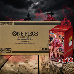 One Piece EB-03 Japanese Extra Booster Heroines Edition Sealed Case 12 Boxes - Image 1