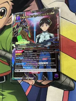 EVANGELION TEST TYPE-01 (SPEAR OF GAIUS) UNION ARENA CHAMPIONSHIP GOLD FOIL - Image 3