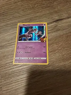 Pokemon TCG Mewtwo 056/172 SWSH Trick Or Trade Halloween Stamp Holo Rare - Image 1