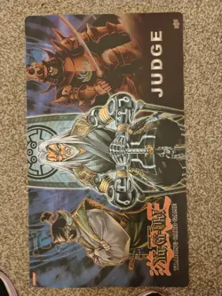 Yu-Gi-Oh Playmat Six Samurai JUDGE Playmat Konami Upper Deck FLASH SALE 🔥 - Image 1