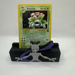 Pokemon TCG Venusaur Holo Card 13 WOTC Promo Black Star Vintage - Image 1