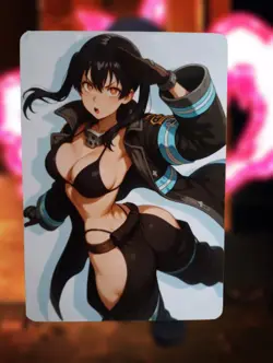 Tamaki Kotatsu Fire Force Anime Waifu Sexy Goddess Doujin Lewd Hentai Card - Image 1