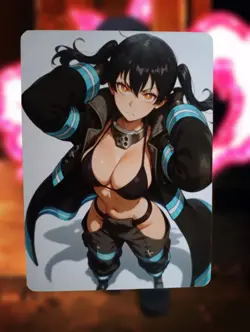 Tamaki Kotatsu Fire Force Anime Waifu Sexy Goddess Doujin Lewd Hentai Card - Image 1