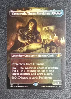 MTG English Yawgmoth, Thran Physician (Borderless) NM Foil Dominaria Remastered - Image 1