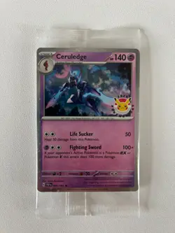 Ceruledge Pokemon Day 2024 STAMPED And SEALED Promo Card Pikachu New - Image 1