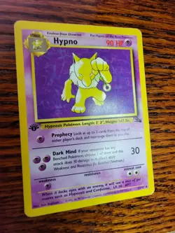 🔮 Hypno 23/62 - 1st Edition Fossil - WOTC Non Holo Rare Pokemon Card PL - Image 2