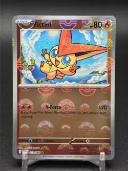 Victini Pokeball Holo 012/86 Black Bolt Pokemon Card TCG NM - Image 1